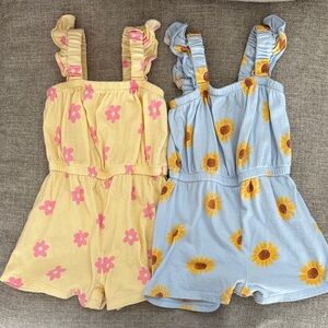 Floral Kids Romper Set (2T)